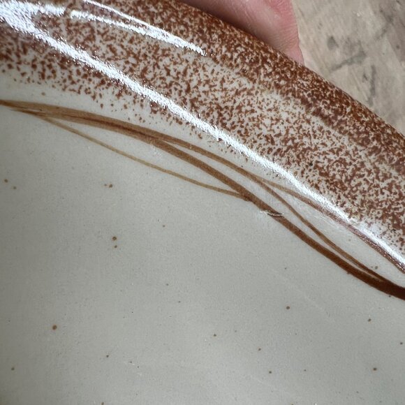 Paris & BeeBee Cowboy Vegetable Serving Bowl Stoneware Western Scene 2004 - Picture 6 of 7